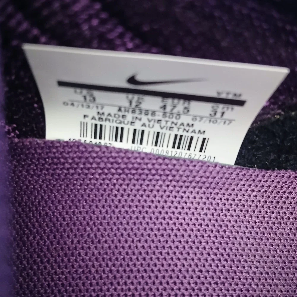 Nike Flyknit Trainer Mens 13 2007 Night Purple Running Shoes Sneakers AH8396-500